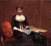 Henri Fantin-Latour Portrait of Madame Leoon Maitre oil on canvas